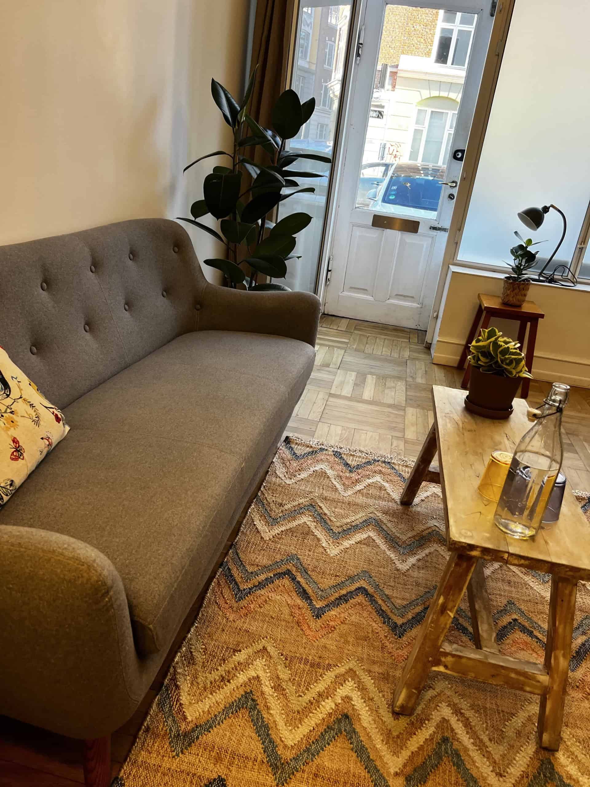 slebet gulv i terapirum